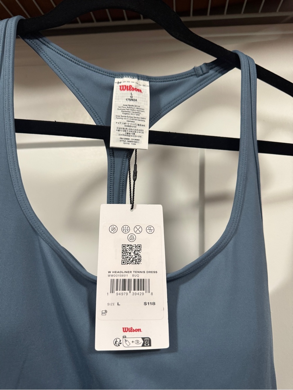 Wilson Light Blue Tennis Dress - Picture 3 of 9